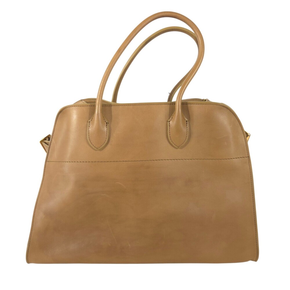 The Row Soft Margaux Bag Olive Brown Leather Needs Touch Up / NWT